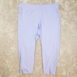 Athleta Brooklyn Ankle Pants Women's 22 Periwinkle Purple 198671 City Hiking